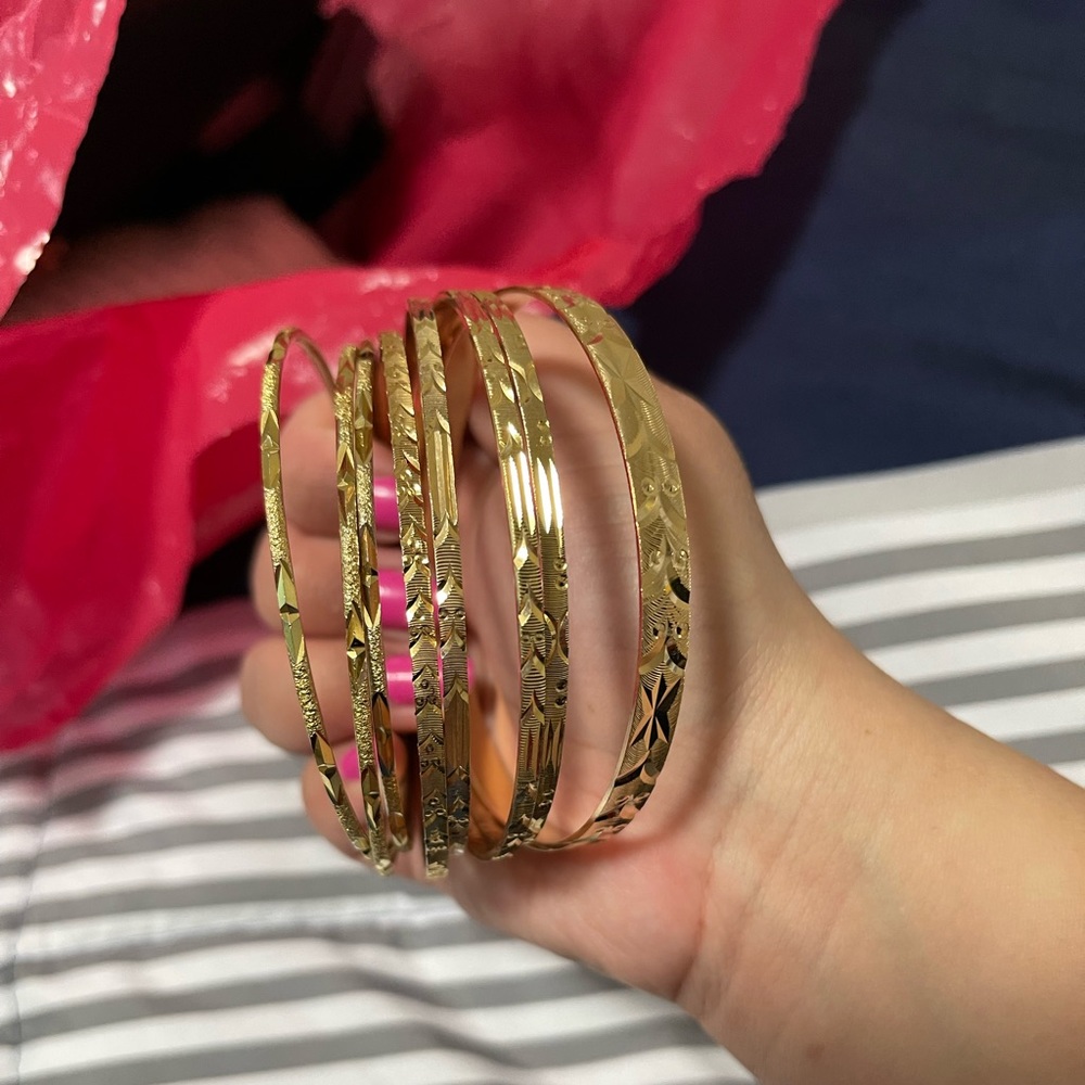 Brazilian gold bracelets